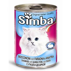 کنسرو چانک Simba مرغ و اردک