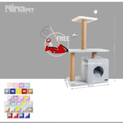 درخت گربه نیناپت مدل وی V + هدیه ویژه + ارسال رایگان