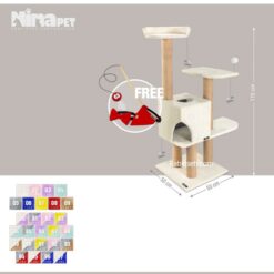 درخت گربه نیناپت مدل اِل L + هدیه ویژه + ارسال رایگان