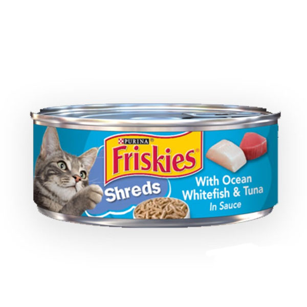 کنسرو گربه با طعم ماهی فریسکیز 150 گرم