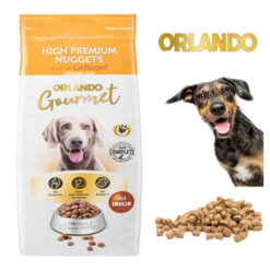 غذای خشک سگ بالغ اورلاندو گورمت طعم طیور 3 کیلوگرم + ارسال رایگان