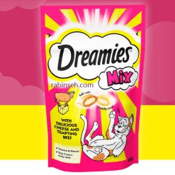 تشویقی گربه دریمیز طعم گوشت و پنیر 60 گرم