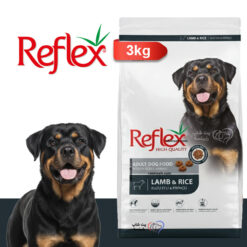 غذای خشک سگ بالغ رفلکس طعم بره و برنج 3 کیلوگرم