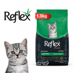 غذای خشک بچه گربه کیتن رفلکس پلاس طعم مرغ 1.5 کیلویی – اورجینال