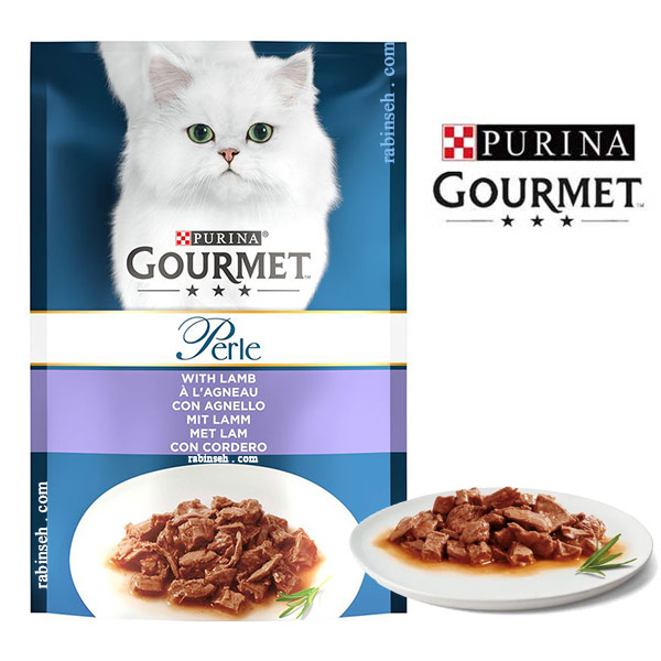 پوچ گربه گورمت طعم بره - 85 گرم