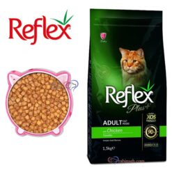 غذای خشک گربه بالغ رفلکس پلاس طعم مرغ فله ای (بسته بندی رابینسه)