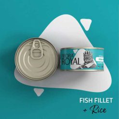 کنسرو گربه فیفورا رویال ماهی و برنج نچرال 120 گرم