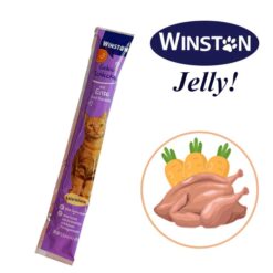 بستنی ژله ای گربه وینستون طعم اردک و هویج 1 عددی ( ژله ای )