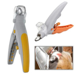 ناخن گیر سگ و گربه چراغ دار حرفه ای + محفظه