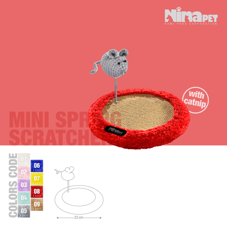 مینی اسکرچر فنردار نیناپت مدل اِی A با کت نیپ رایگان