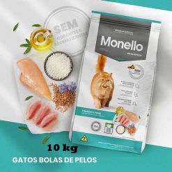 غذای خشک گربه مونلو هربال با طعم مرغ و ماهی 10 کیلو