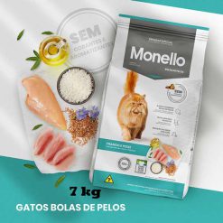 غذای خشک گربه مونلو هربال با طعم مرغ و ماهی 7 کیلو