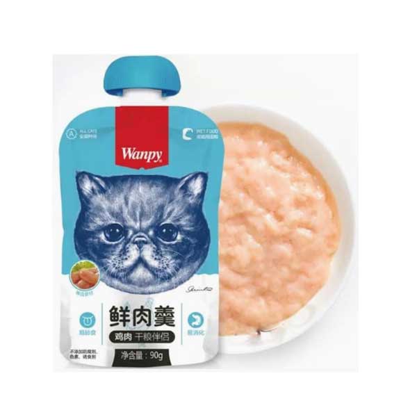 پودینگ گربه ونپی طعم مرغ 90 گرم