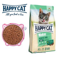 غذای خشک گربه هپی کت مینکاس پرفکت میکس فله ای (بسته بندی رابینسه)