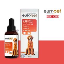 قطره مولتی ویتامین مخصوص سگ یوروپت 50 میلی