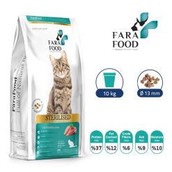غذای خشک گربه عقیم شده فرافود وزن 10 کیلوگرم + ارسال رایگان