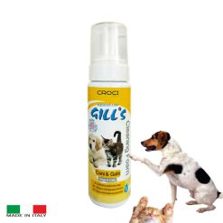 فوم تمیز کننده ی کف دست و پای سگ و گربه جیلز ایتالیا 220 میل