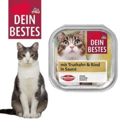 ووم گربه دین بست طعم گوساله و بوقلمون در سس 100 گرم