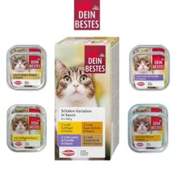 پک 8 عددی ووم گربه دین بست در سس (چهار طعم مختلف)