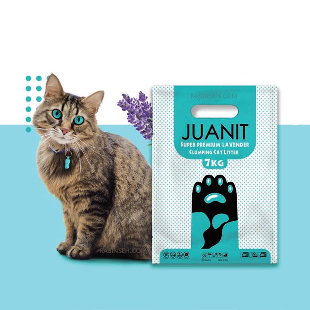 Juanit super premium lavender Cat Litter 7kg