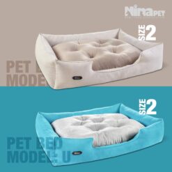 جای خواب سگ و گربه نیناپت مدل یو سایز 2 (مناسب وزن 5 تا 20 کیلوگرم)