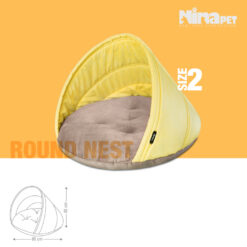 لانه گرد گربه و سگ نیناپت سایز 2 (مناسب وزن 1 تا 12 کیلوگرم)