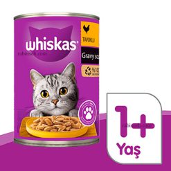 کنسرو گربه ویسکاس مرغ در سس گروی 400 گرم
