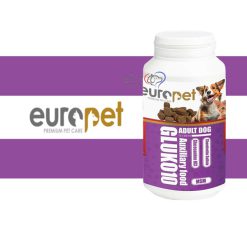 تشویقی ویتامینه سگ بالغ یوروپت بنفش 75 عددی (دارای گلوکزآمین_کندرویتین)