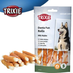 تشویقی سگ تریکسی دورپیچ مرغ 70 گرم (6 عددی)