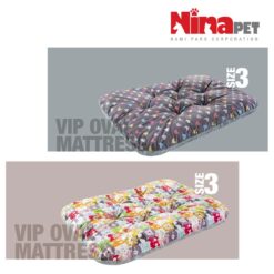 تشک خواب سگ و گربه نیناپت VIP 3 طرح بندی مختلف (مناسب وزن 1 تا 25 کیلوگرم)