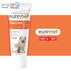خمیر ویتامین سی سگ و گربه یوروپت 100 گرم