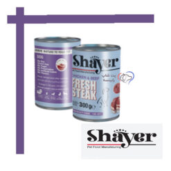 کنسرو سگ استیک شایر مرغ و گوشت ۳۰۰ گرم