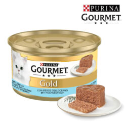 کنسرو گربه گورمت پته ای طعم ماهی اقیانوسی 85 گرم (آلمانی)