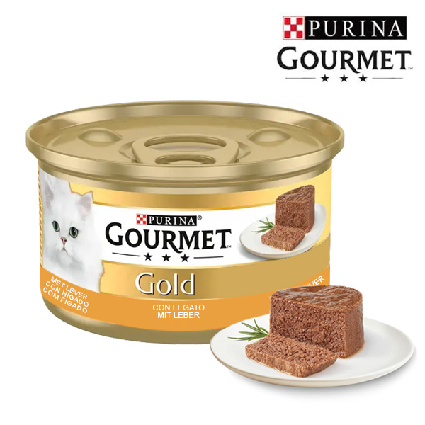 کنسرو گربه گورمت پته ای طعم جگر 85 گرم (آلمانی)