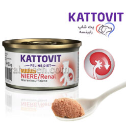 کنسرو رنال گربه کاتوویت طعم مرغ (مشکلات کلیوی) 85 گرمی