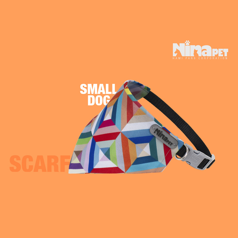 قلاده دستمال گردن سگ نژاد کوچک نیناپت (مناسب وزن 3 الی 18 کیلوگرم)