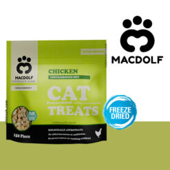 تشویقی گربه مکدولف مدل فریز دراید طعم مرغ 35 گرم