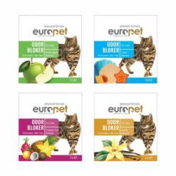 خوشبوکننده خاک گربه یوروپت با چهار رایحه مختلف 25 گرم