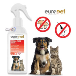 اسپری درمان بیماری های پوستی سگ و گربه یوروپت 250ml