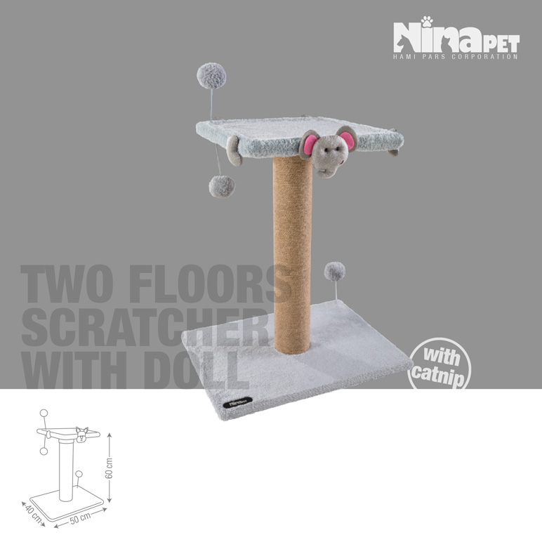 اسکرچر دو طبقه عروسکدار نیناپت