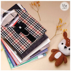 جلیقه سگ و گربه راه راه مانا ارغوان (سایز بندی مختلف)