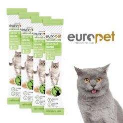 بستنی یوروپت مخصوص گربه طعم کت نیپ و تائورین ( 4 عددی )