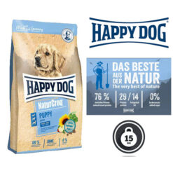 غذای خشک توله سگ هپی داگ تمامی نژاد ها 15 کیلوگرم + ارسال رایگان