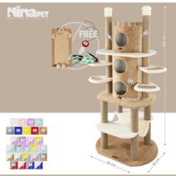 درخت گربه نیناپت مدل قلعه M1 + ارسال رایگان