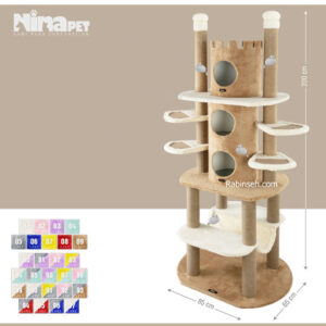 درخت گربه نیناپت مدل قلعه M1 + ارسال رایگان
