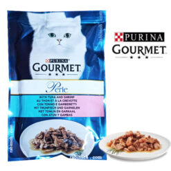 پوچ گورمت گربه تن و میگو در سس گروی  – 85 گرم