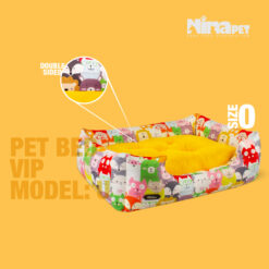 جای خواب سگ و گربه نیناپت مدل یو VIP باغ وحش (مناسب وزن 1 تا 5 کیلوگرم)