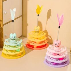 اسباب بازی گربه برج چهار طبقه طرح دلقک