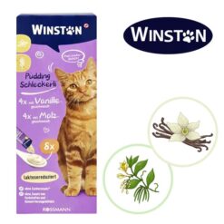 بستنی گربه وینستون طعم مالت و وانیل 8 عددی