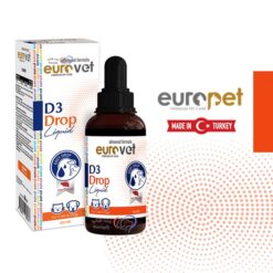 قطره ویتامین دی سگ و گربه یورووت پلاس 50 میل (یوروپت) - اورجینال